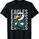 Vintage Eagle Gift for Men Women Boys Girls Kids T-Shirt, Size 3XL