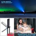 NITIGO Emergency Weather Radio, 4000mAh NOAA Weather Alert Radio Solar Charging, Hand Crank & USB Charged, AM/FM with LED Flashlight, Reading Lamp, SOS Alarm, Headphone Jack for Outdoor Indoor