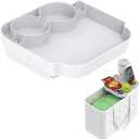 KMOUANTS Beach Bag Tray Holder Compatibility with Bogg Bag and Simple Modern Large BeachBag Beach Bags for Beach Bag Accessories (Color:White)