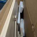 Wood Coffee Table with Storage, Boho Dining Table with Sliding Rattan Door Panel and Solid Wood Legs, Small Coffee Tables for Living Room, Oak (Oak_LSJ008)