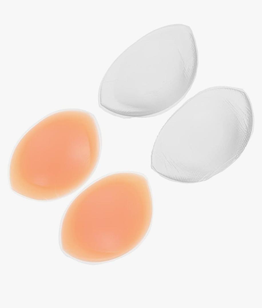 2pairs Inserts for Swimwear Sports and Casual Wear Removable Padded Cups for Added Comfort and Skin Tone Options Included