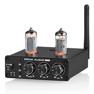 Mini Bluetooth 5.0 Tube Preamp Speaker Receiver Stereo Pre-Amplifier USB Player