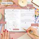 GoGirl Self-care Journal  Daily Mental Health Notebook with Mood & Wellness Trackers  Personal Development, Meditation & Reflection Journal for Women  Hardcover, Lasts 3 Months (Forest Green) (Compact (5.3" x 7.7"))