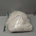 LAMIT Natural Ivory Semi Sheer Linen Curtains 84 inch Long, Cream White Light Filtering Living Room Panels Back Tab and Rod Pocket Neutral Drapes for Bedroom/Farmhouse, 2 Panels, 52 x 84 Inch