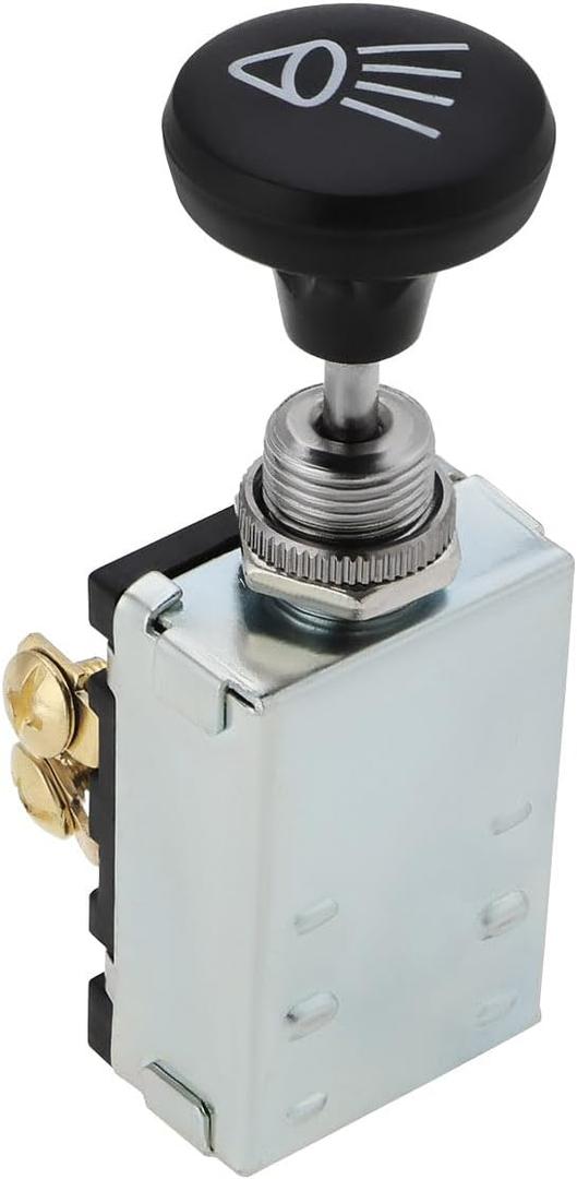 SING F LTD 30A 12V DC 3 Positions Push Pull Switch Car Light Switch Off/On/On for Dash Lights Parking Lights Head Lights Latching Vehicle Tractors Agricultural Construction Machinery