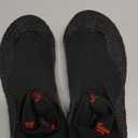 Joomra Womens Mens Minimalist Barefoot Sock Shoes | Zero Drop | ECO Vegan | Multi-Purpose & Ultra-Portable Water Footwear, Size: 6 Women/5 Men (Dark Black)