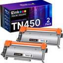 E-Z Ink Compatible Toner Cartridge Replacement for Brother TN450 TN420 TN-450 TN-420 Compatible with HL-2270DW HL-2280DW HL-2230 MFC-7360N MFC-7860DW DCP-7065DN Intellifax 2840 2940 (2 Black)