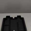 Full Size Center Console Organizer Tray Compatible with 2019-2022 Chevy Silverado/GMC Sierra 1500 and 2020-2022 2023 Silverado/Sierra 2500HD 3500HD Accessories -Full Console w/Bucket Seats ONLY, Black