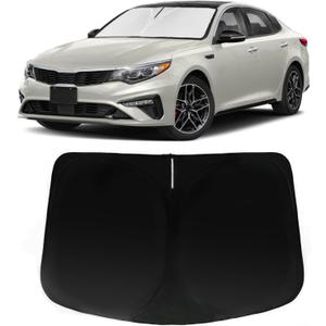 Windshield Sun Shade for KIA Optima 2016-2020, Car Front Window Sunshade with 240T Sun Visor Protector Blocks UV Rays Heat Sun Shield Accessories