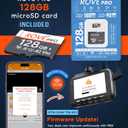 ROVE R2-4K DUAL Dash Cam Front and Rear, STARVIS 2 Sensor, FREE 128GB Card Included, 5G WiFi - up to 20MB/s Fastest Download Speed with App, 4K 2160P/FHD Dash Camera for Cars, 3" IPS, 24H Parking Mode