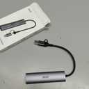 Acer USB to Ethernet Adapter, USBC Hub Ethernet 1Gbps with 3*USB 3.0, Aluminum Heat Dissipation, Driver Free, USB to Network Adapter for Windows 10, 8.1, Mac OS, Laptop, MacBook Pro, iPad, XPS, etc