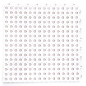 12x12 Rubber Floor Tiles White