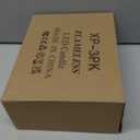 Fanzir Red Flameless Candles with String Lights Battery Operated LED Pillar Candles 4‘’ 5‘’ 6‘’ Candle with Remote Control, Fake Candle Set of 3 for Christmas or Special Festivals Decorations