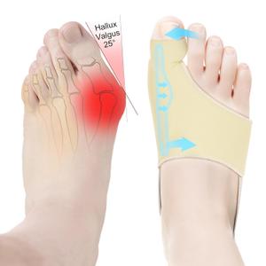 2PCS Bunion Corrector for Women & Men Big Toe Straightener-Bunions Correction Women & Men-Bunion Splint-Bunions Pads for Bunion Relief-Hallux Valgus Pain Relief,Comfortable & Breathable for Day/Night. (Beige)