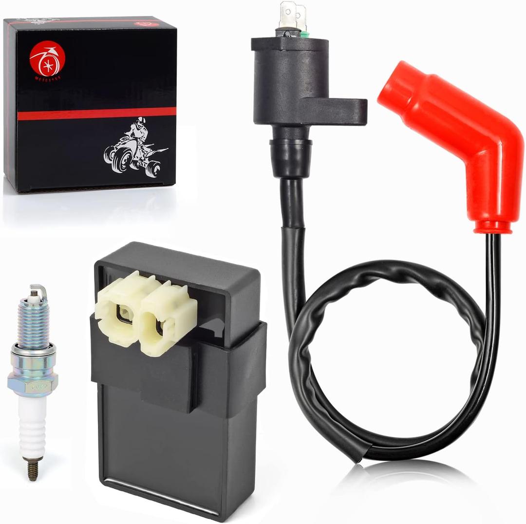 Igniter CDI Box and Ignition Coil Spark Plug For Honda 1993-2006 TRX300EX 300EX Sportrax 300 30410-Hm3-003
