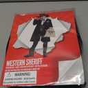 Morph Cowboy Costume for Boys Kids Cowboy Costume Boys Western Sheriff Outfit for Boy Halloween Costumes For Kids (Large)