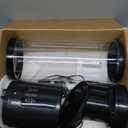 8L Humidifiers for Bedroom, 30dB Quiet, 500ft Coverage, 60H Runtime, Top Fill, 3-in-1 Humidifier Large Room & Essential Oil Diffuser & Ambient Light, Sleep Mode, 16H Timer, Auto Shutoff Protection (Black)