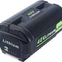Biswaye 40V 6Ah Lithium Battery Replacement for Ryobi 40V Battery OP4040 OP40601 OP4026 OP40261 OP40401 OP40501 OP4015 OP40602 OP40404 OP40603 Compatible with Ryobi 40 Volt Cordless Power Tools
