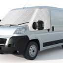 FormiPow Winter Windshield Cover for 2014-2025 Dodge RAM ProMaster, External Snow & Ice Shield with Magnets, 5-Layer Insulated Sun Shade for RAM ProMaster Van