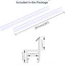 Shower Door Side Seal Strip, 39 Inch, 2 Pack, Clear