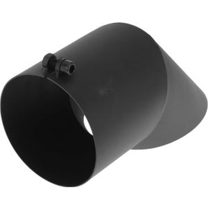Motoforti 4.3" ID Inlet Turn Down Exhaust Tip T304 Stainless Steel Surface Blasting Mandrel Bend Elbow Tube 9.1" Overall Length Suitalbe for 4.3" OD Tailpipes