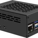 Geekworm PCIe Metal Case P579 for Raspberry Pi 5 Support X1001/X1004/X1003/X1015/X1000/M901& Raspberry Pi 5 Active Cooler