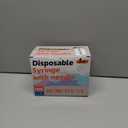 1ml/cc 31G 1/2 Inch Syringe, U-100 Lab Tools, Individual Wrapped, 100 Pack