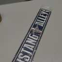 Ford Mustang Metal Street Sign - Mustang Alley Metal Sign for Garage, Man Cave or Shop (Blue/Silver)