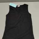 THE GYM PEOPLE Womens' Sports Bra Longline Wirefree Padded with Medium Support (X-Small, Black)