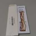 Lerobo Beaded Bracelet Band Compatible with Galaxy Watch 7/6/5/4/Active 2 40mm 44mm/Watch 4 Classic 42mm 46mm/6 Classic 43mm 47mm/5 Pro 45mm, Women Girl 20mm Handmade Fashion Stretchy Watch Band (Small, Rosegold)