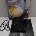 Mueller RapidTherm Portable Induction Cooktop, 1800W Hot Plate Electric Stove Top Burner. 8 Temp Levels, Auto-Off & Pot Detection, LED Display, Child Lock, 4 Programs, Burners for Cooking