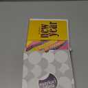 easykart labels 16 Happy New Year Cards Boxed Set With Envelopes and Gold Seal Stickers - 6.75" x 4.5" Assorted New Years Greeting Card Set 2024 With Messages Inside