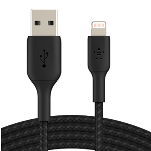 CCY 6.5Ft Braided MFI Black