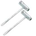 DemJamr 2pack Replacement Combination Screwdriver and Wrench, 13 by 19 mm Chain Saw Scrench, Socket Wrench for Spark Plug, Chainsaw Adjustment Tool