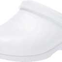 Anywear Zone Clogs - EVA Non Slip Work Shoes Women - Slip Resistant Work Shoes for Women - Nursing Clogs with Back Strap (White, 13)