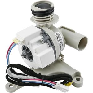 DC97-22840A, DC31-00201A Drain Pump Assembly(OEM) Compatible with samsung washer: WA52A5500AV/US, WA52A5500AC/US, WA51A5505AC/US, WA55A7300AE/US etc. Replace BD11-1A, AP7187712, PS16735612 etc.