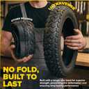 ULTRAVERSE 20x4 E-Bike Fat Tire - Robust, High-Performance 20inch Fat Tyre for MTB and Ebikes, Durable All-Terrain Directional Tread, Superior Density for Street & Trail Adventures-2 Unit