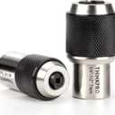 Ratcheting Tap Socket Set 2pcs with Adjustable Jaws - 3/8" Drive Tap Holder for Tight Spaces, Compatible with Taps, Reamers, Screw Extractors (#6-1/2"),Cr-Mo Steel