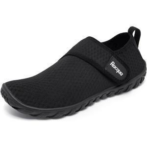 Racqua Men's Women's Water Shoes Barefoot Quick Dry Lightweight Aqua Shoes Swim Beach Shoes (Hd134-black, 9) Racqua Men's Women's Water Shoes Barefoot Quick Dry Lightweight Aqua Shoes Swim Beach Shoes (Hd134-black, 9)