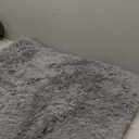 OLANLY 2x5 Machine Washable Runner Rugs for Hallway, Soft Fluffy Shaggy Bedside Rugs for Bedroom, Living Room, Indoor Floor Carpet for Kids Girls Boys, Nursery Rooms, Home Decor Aesthetic, Light Grey