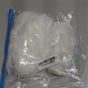 Honcloud 18 Inches Men's Long Curly White Synthetic Pre - styled Realistic Fake Beard for Wizard Costume and Halloween Party((White)