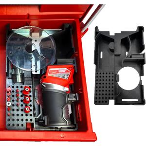 Insert for Milwaukee M18 Fuel Compact Router and Packout 2/3 Drawer Tool Boxes