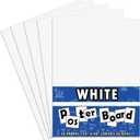 25 Packs Poster Boards11x14White Poster Paper,Poster Board Bulk,Posteboard,School Supplies