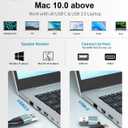 Weton USB 3.0 or USB C to HDMI Adapter for Dual Monitors,HDMI Splitter Extended Display Adapter for Windows Mac OS - Multi-Monitor Display 3 Separate Screen