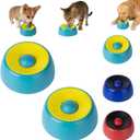 Dog Lick Bowl with Roller Ball, Dog Lick Ball for Dogs,Dog Licking Bowl with Rolling Ball for Pet Slow Eat,Dog Lick Bowl with Ball for Enjoy Eating,Lick&Roll Bowl Focus On Pet Enjoy Meal. (Blue-A2)