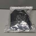 J.VER Men's Silk Satin Long Sleeve Dress Shirts Shiny Casual Button Down Shirt Luxury Party Prom Shirts (Large, Black)