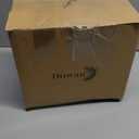 DOWAN 10.5" Large Dinner Plates Set of 6, Ceramic Salad Plate, Microwave, Oven & Dishwasher Safe, Moon-White Design Perfect for Party Dessert, Wedding Appetizer, Birthday, Mothers Day Gifts