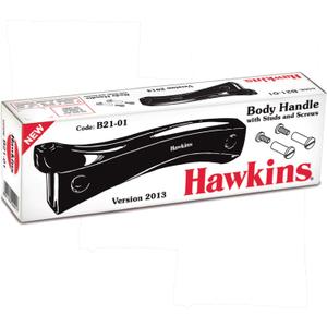 HAWKINS Body Handle Pair with Stud and Screw for 1.5 Litre to 12 Litre Pressure Cookers Stainless Steel Pressure Cookers (BP BH95), Black, Standard, Lever