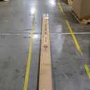 Art3d Slat Wood Wall Paneling for Interior and Ceiling Decoration - Pack of 4pcs + 1pc End-Trim, Size 108 x 5.7in.- Ashtree