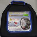 Heavy Duty AutoFixing Snow Chains Tire Chains for Light Truck, SUV & Pickup, Self-Tightening Design for Easy Installation, Titanium Alloy for Superior Durability,Set of 2(HRV-255,Auto-Trac)